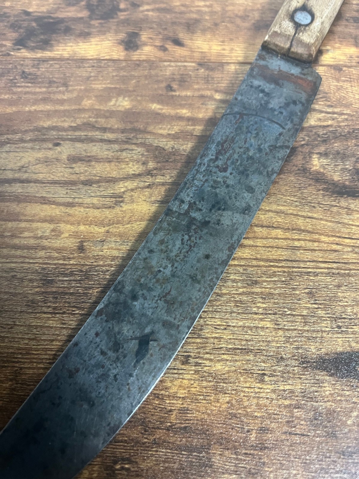 Vtg chefs knife - detail