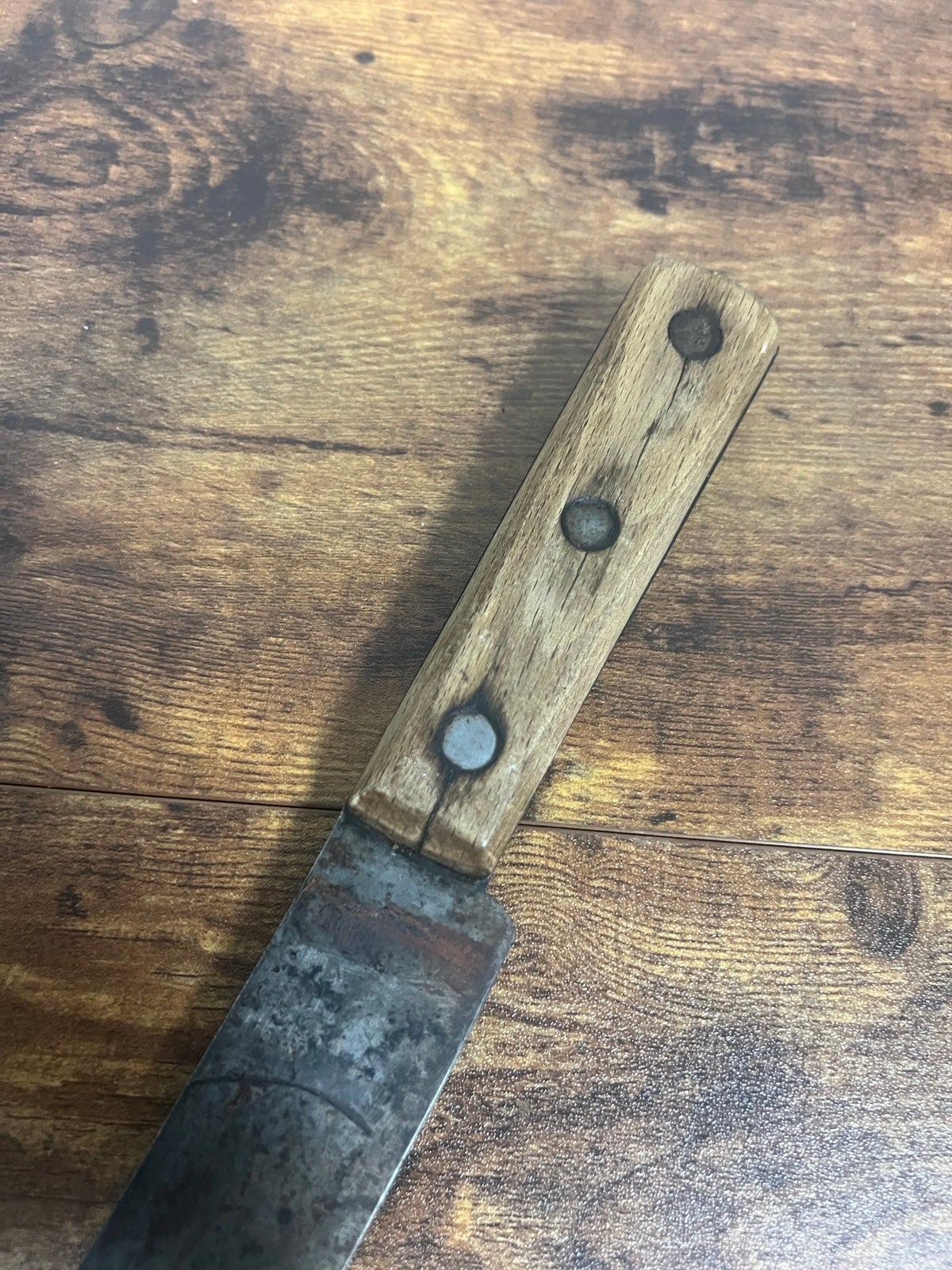 Vtg chefs knife - detail