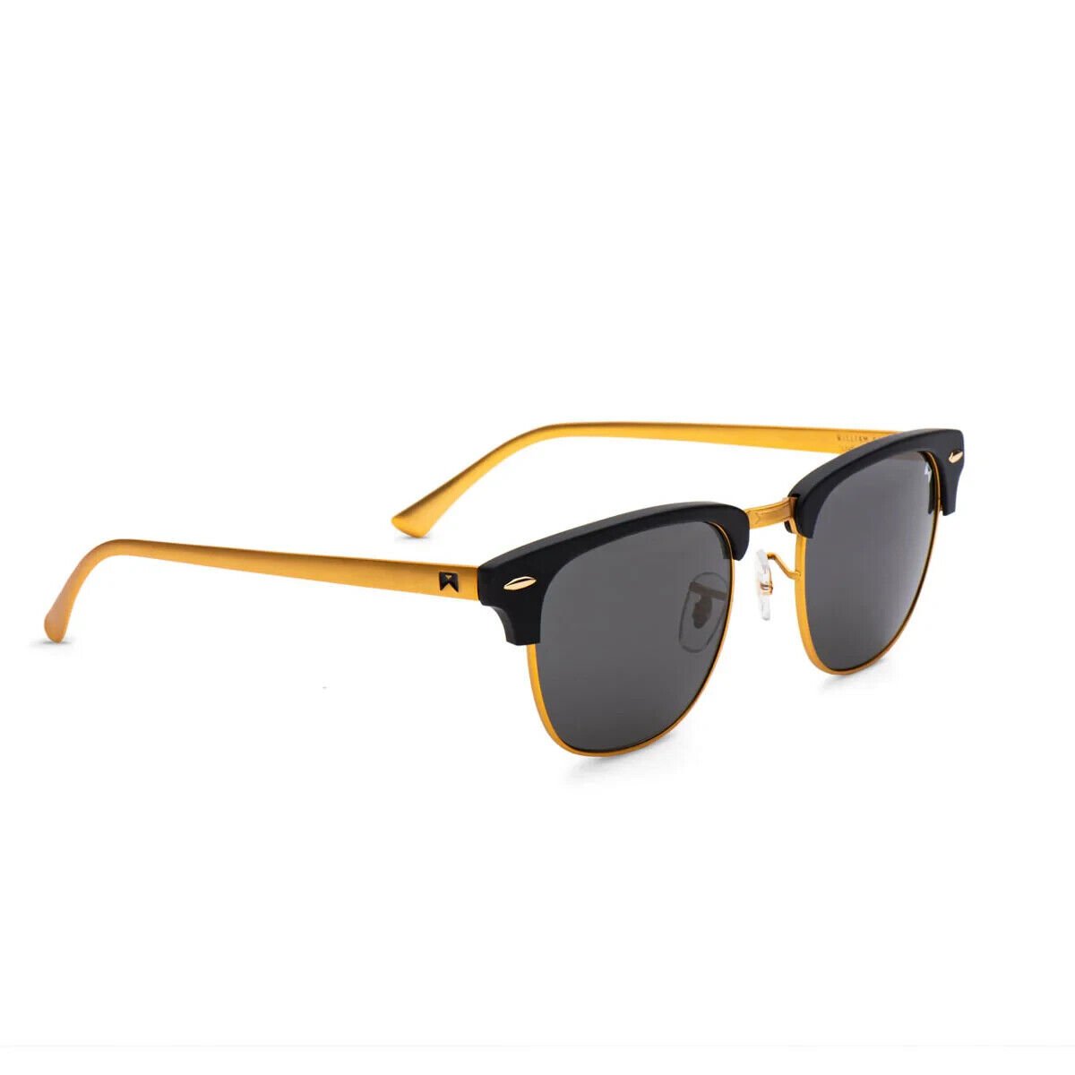 William Painter - The Empire - Black Gold/Black - Titanium Clubmaster Sunglasses