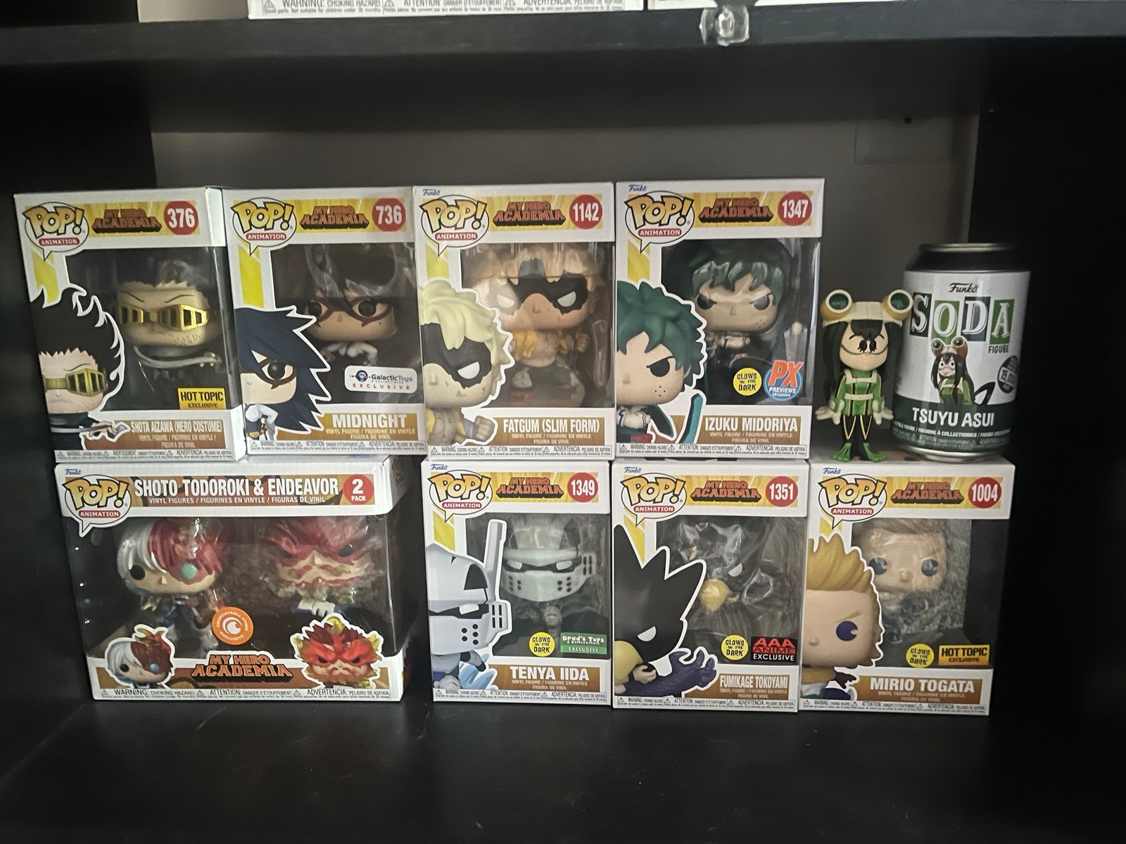 My Hero Funko pops