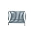 Vintage Light Blue Metal Spiral Note, Letter Rack Note Bill holder MCM