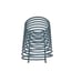 Vintage Light Blue Metal Spiral Note, Letter Rack Note Bill holder MCM