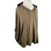 Joseph Ribkoff Olive Relaxed Hoodie Top Jersey Knit Boxy Lagenlook Pocket Size 6