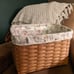 Longaberger Newspaper Basket with liner and protector. Offers Welcome