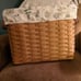 Longaberger Newspaper Basket with liner and protector. Offers Welcome