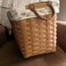 Longaberger Newspaper Basket with liner and protector. Offers Welcome