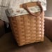 Longaberger Newspaper Basket with liner and protector. Offers Welcome