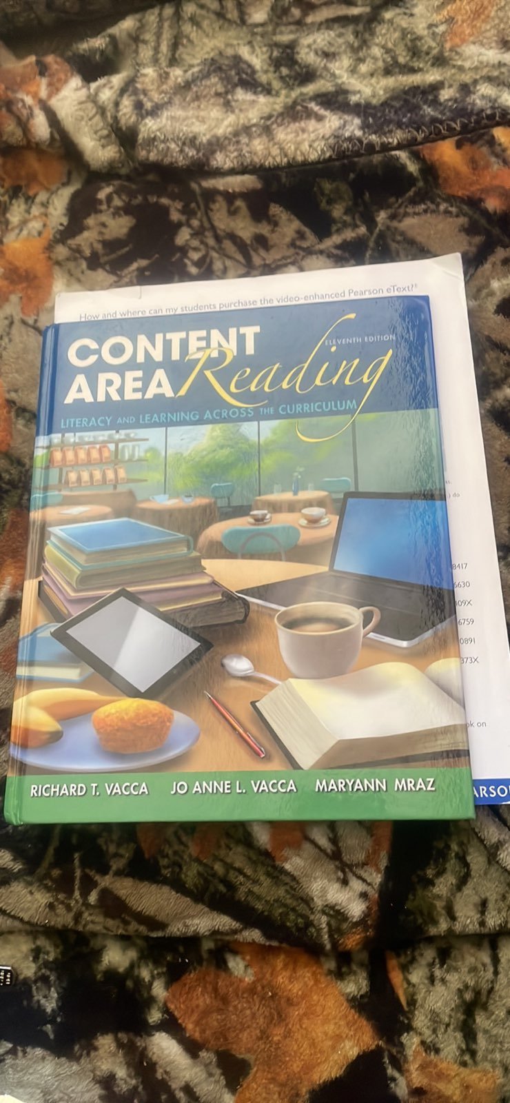 Content Area Reading: Literacy and Learning Across the Curriculum (11th Edition)