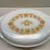 Vintage PYREX Butterfly Gold Divided Casserole Dish W/Cover 1 1/2 Quart Qt