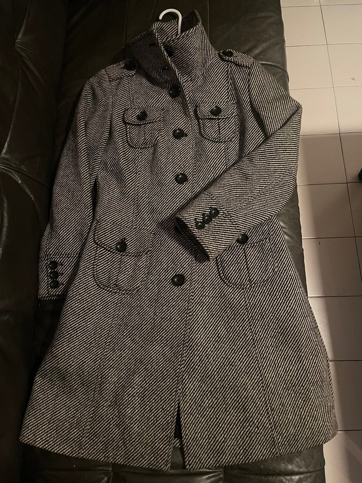 Womans wool trench coat