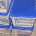 12-Gallon Plastic Stackable Storage Box: Tote Container with Lid