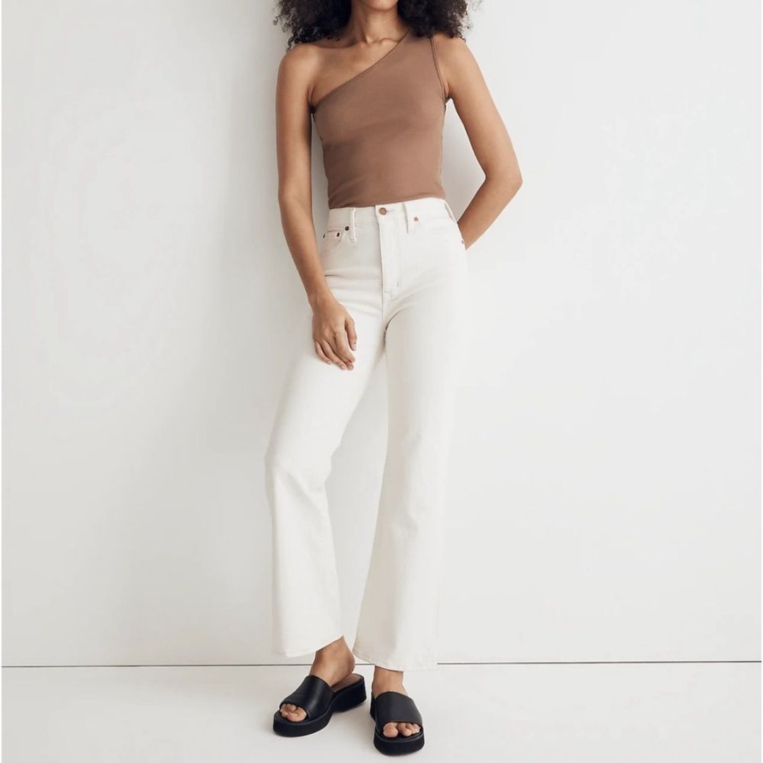 Madewell The Perfect Vintage Flare Crop in Vintage Canvas Size 28 NWT