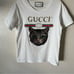 Authentic Gucci LOGO T-SHIRT WITH MYSTIC CAT IN WHITE size XS