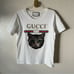 Authentic Gucci LOGO T-SHIRT WITH MYSTIC CAT IN WHITE size XS