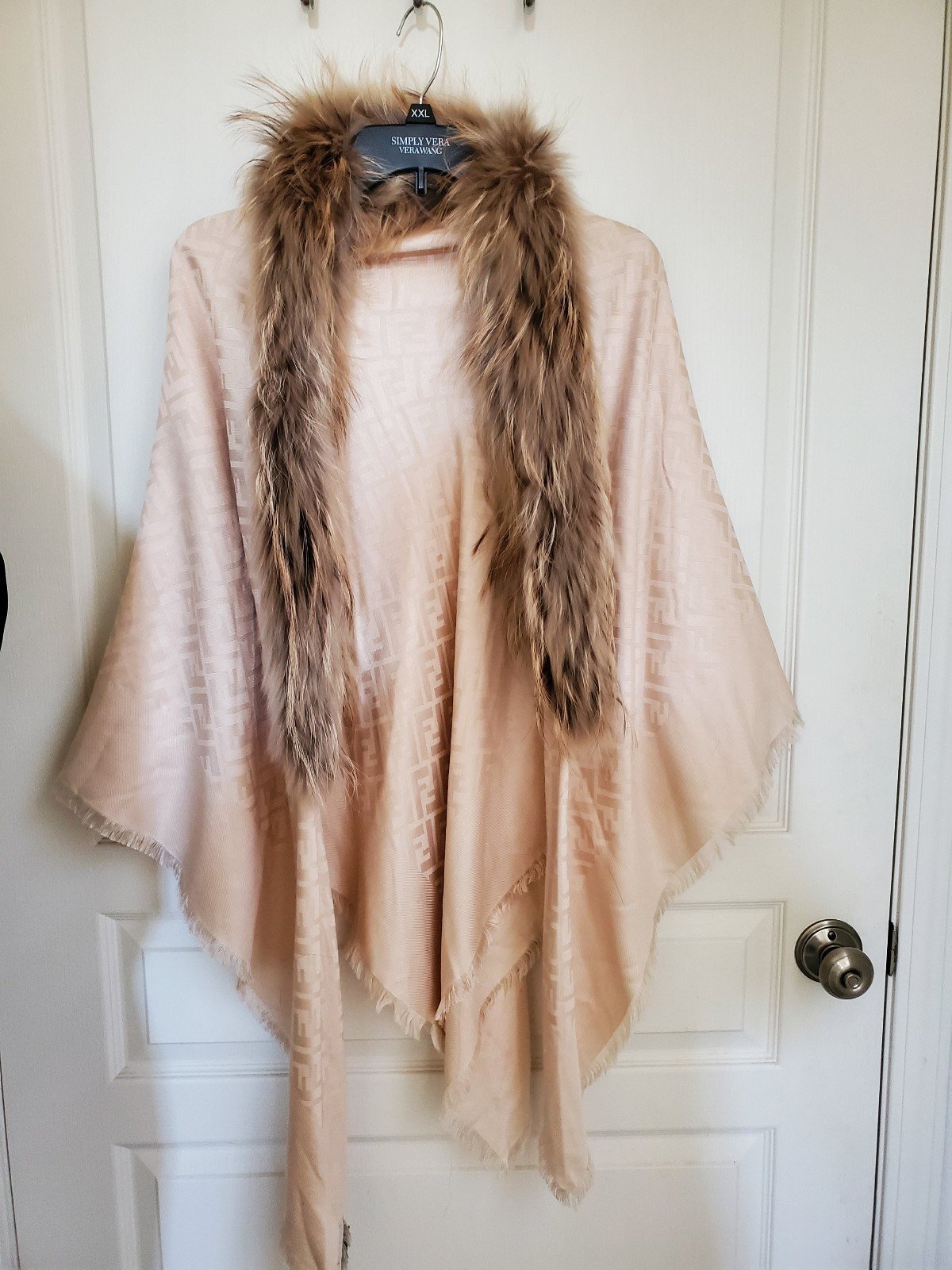 Fendi Zucca Fur Shawl