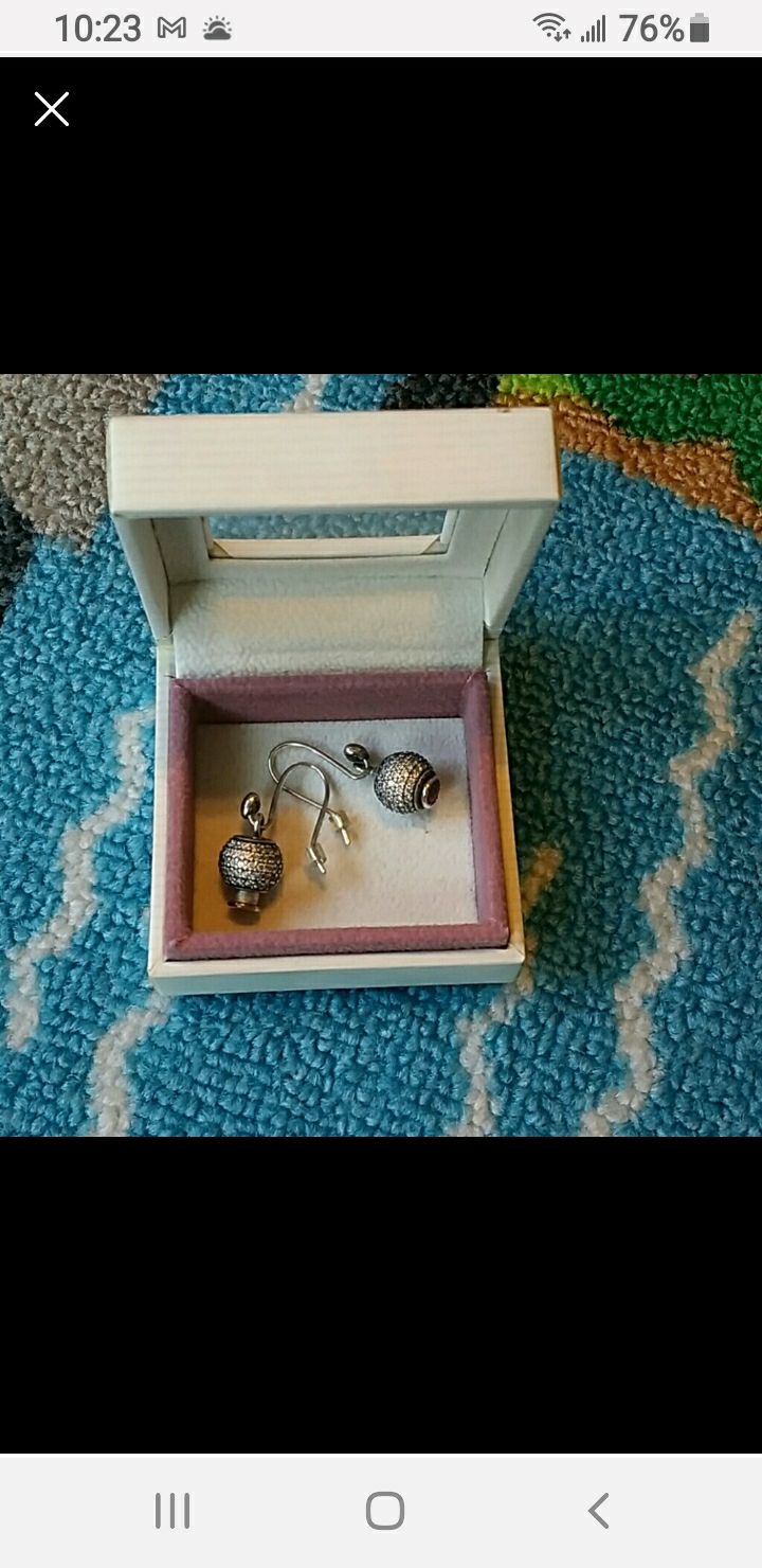 Pandora earings.