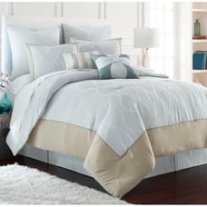 Amrapur 8 Piece Queen Size Comforter Set St Tropez 38EJECMG-TPZ-QN