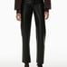 Aritzia Wilfred Melina Black leather pants