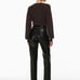 Aritzia Wilfred Melina Black leather pants
