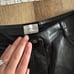 Aritzia Wilfred Melina Black leather pants
