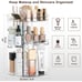 New 360 Rotating Makeup Organizer, Spinning Cosmetics Organizers with Slot Top