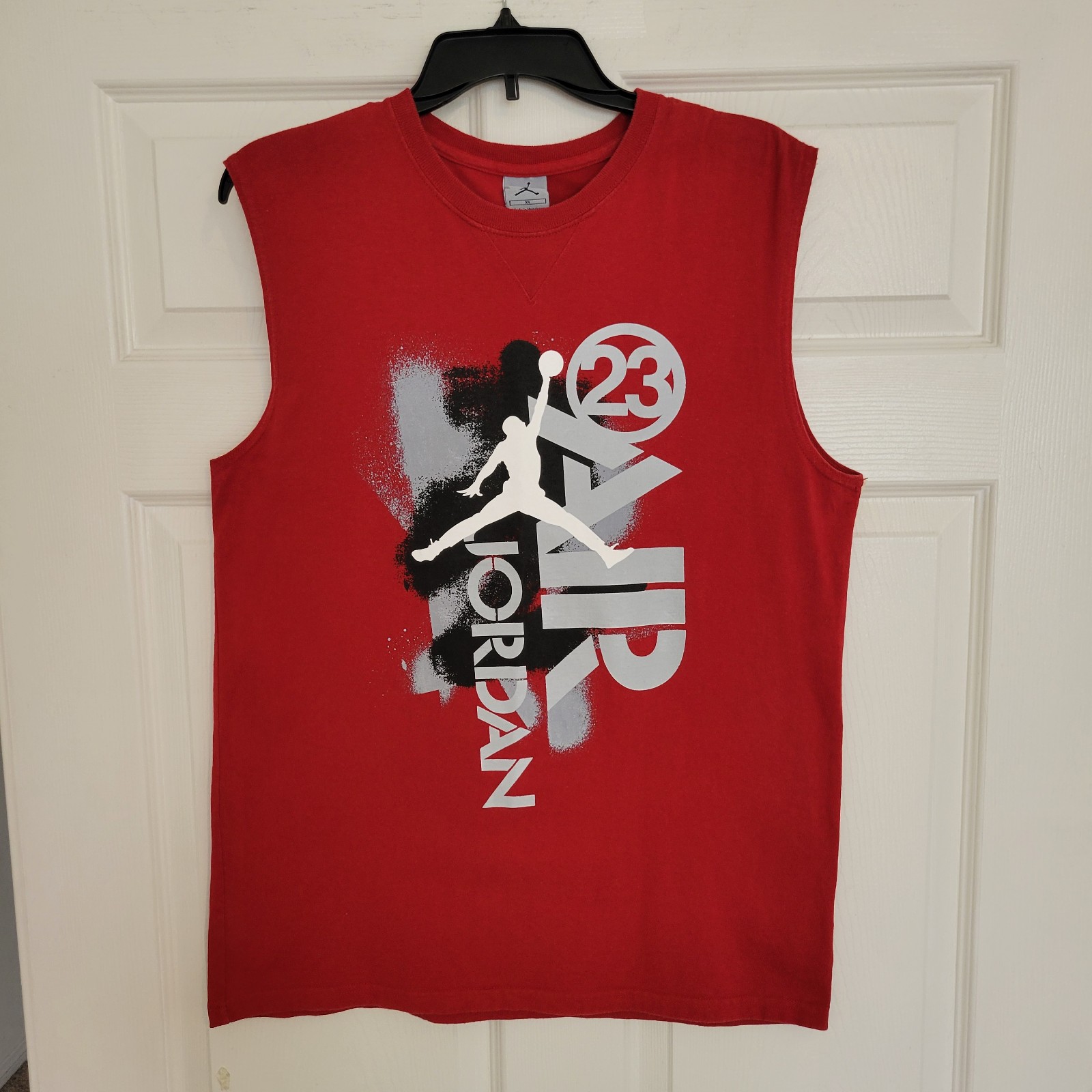 Nike Air Jordan Jumpman #23 Classic Red Sleeveless Tank-Top Size XL