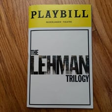 The Lehman Trilogy Broadway Playbill! 2022 Tony Winner for Best Play!