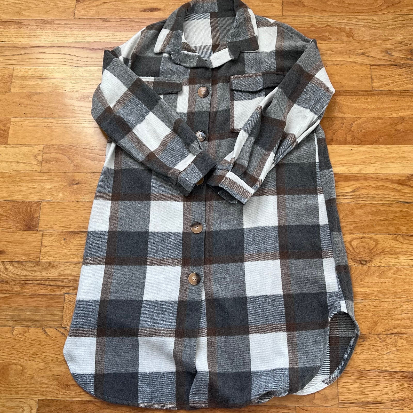 Women’s Long Shirt Jacket Size XL