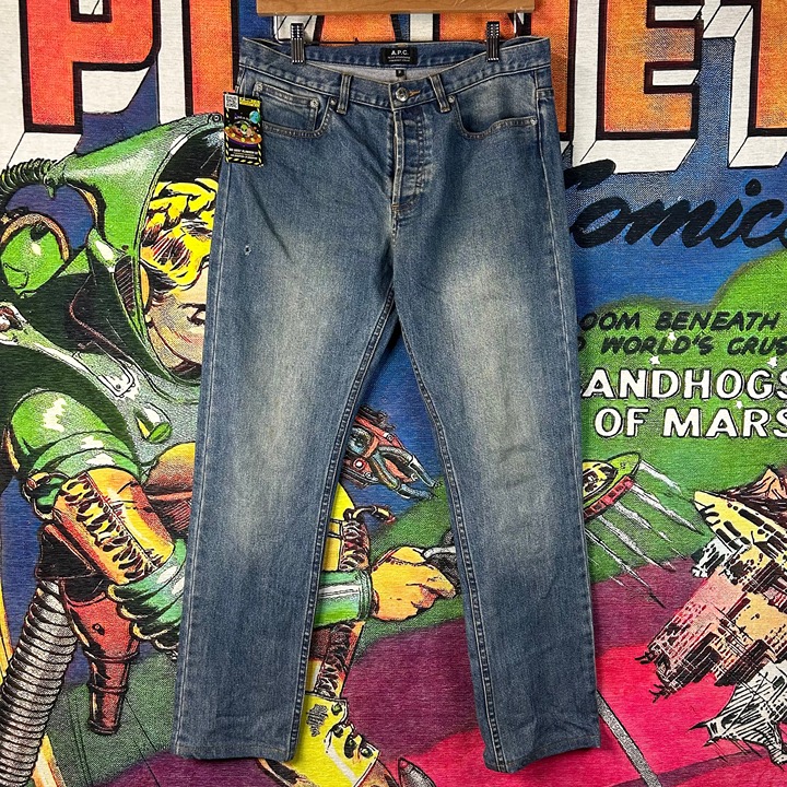 A.P.C Blue Denim Size 31”