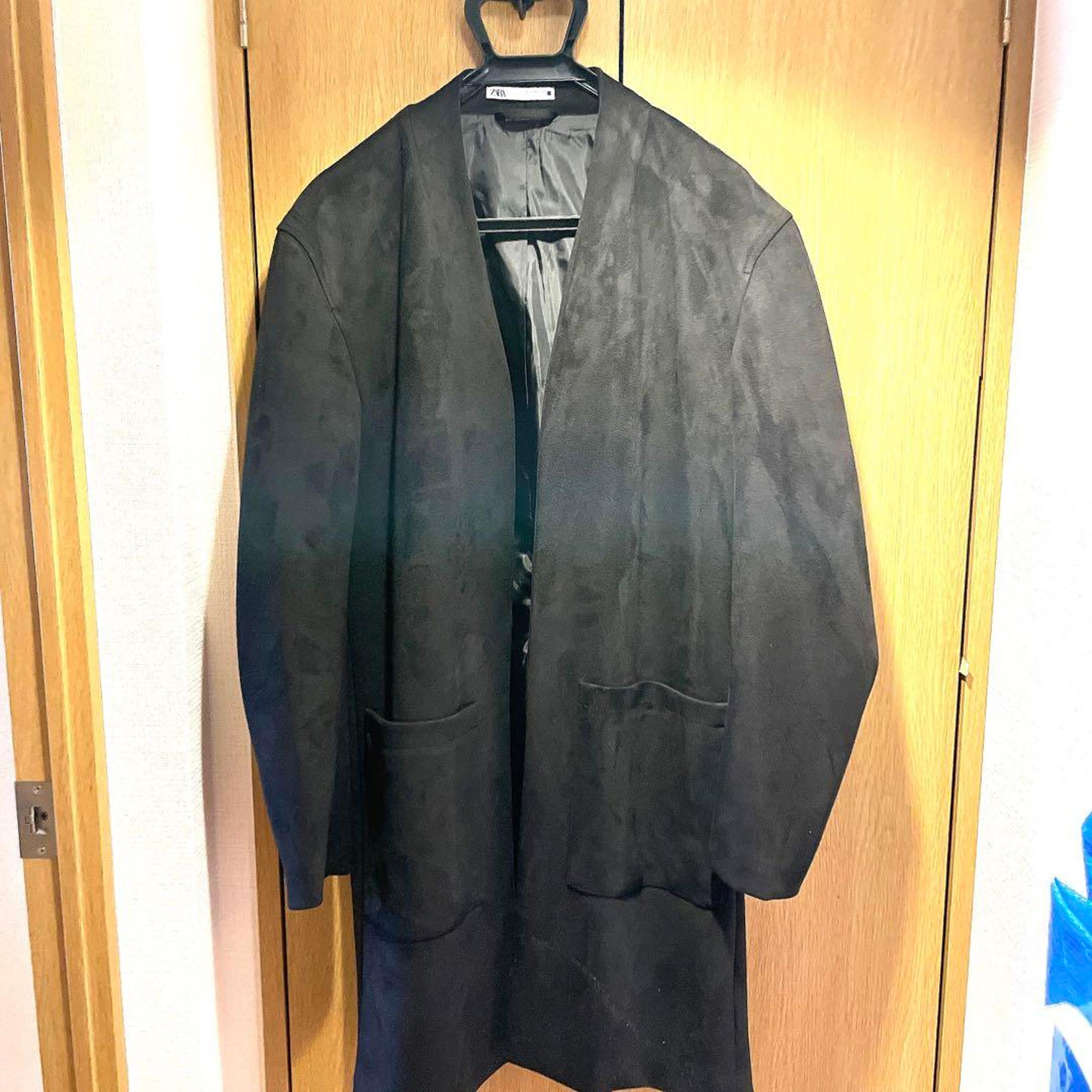 Zara Suede Trench Coat, Men's, Size S