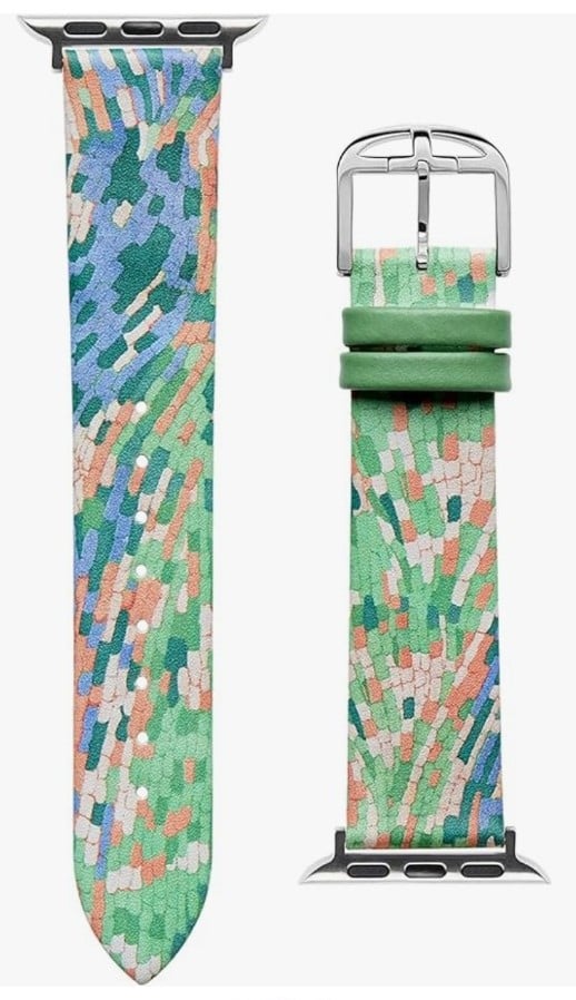 Ted Baker Floral Leather Apple Watch Watchband