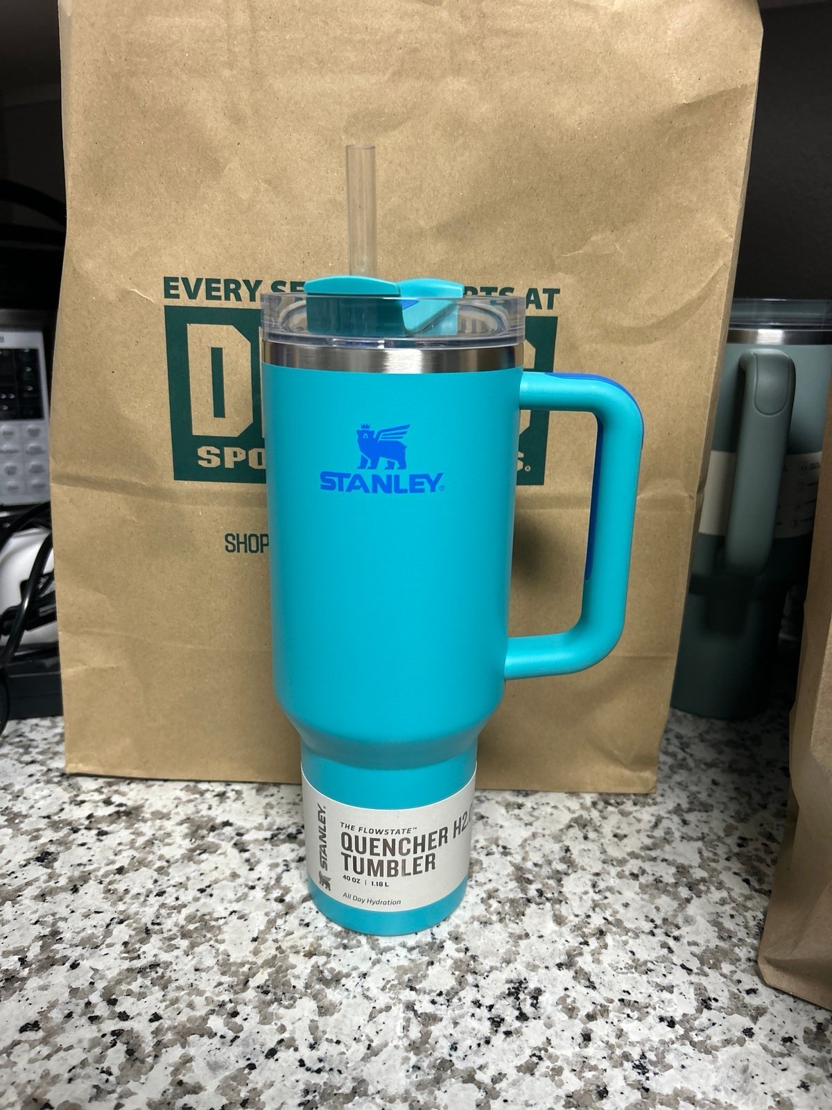 Stanley 40oz Stainless Steel H2.0 FlowState Quencher Tumbler - Aquamarine