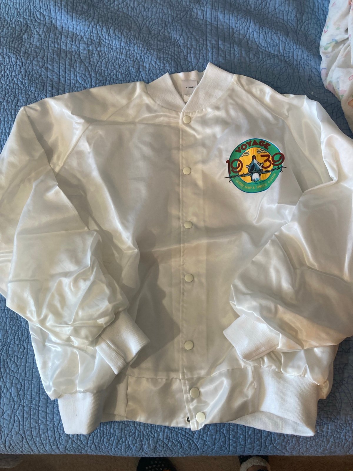 Disney Wear Vintage Voyage 1939 Satin Bomber Jacket