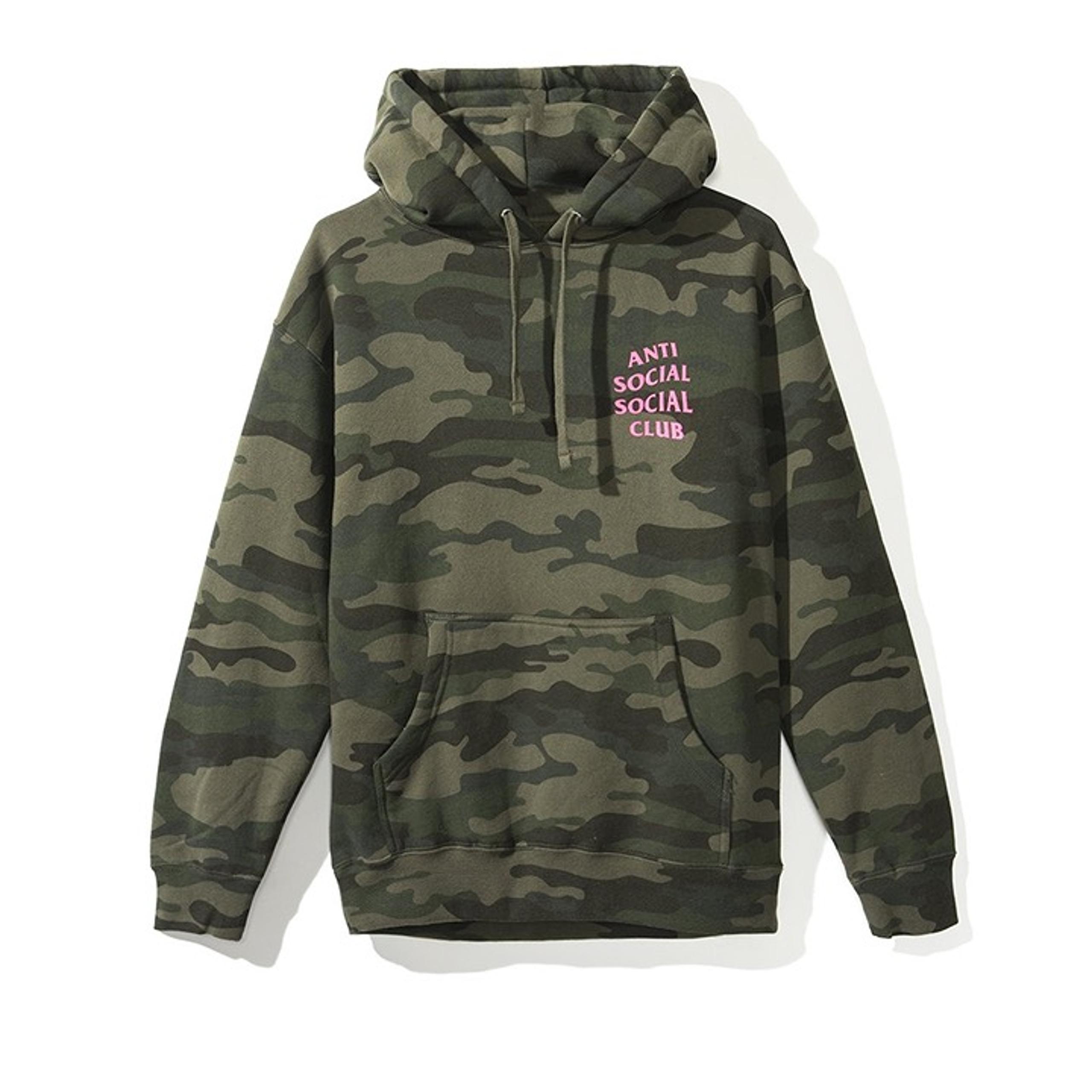2018 Anti Social Social Club ASSC Break Me Hoody Green Camo