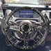 NEW JDM UNIVERSAL 350MM FORGE CARBON Acrylic Deep Dish 6 Holes Steering Wheel