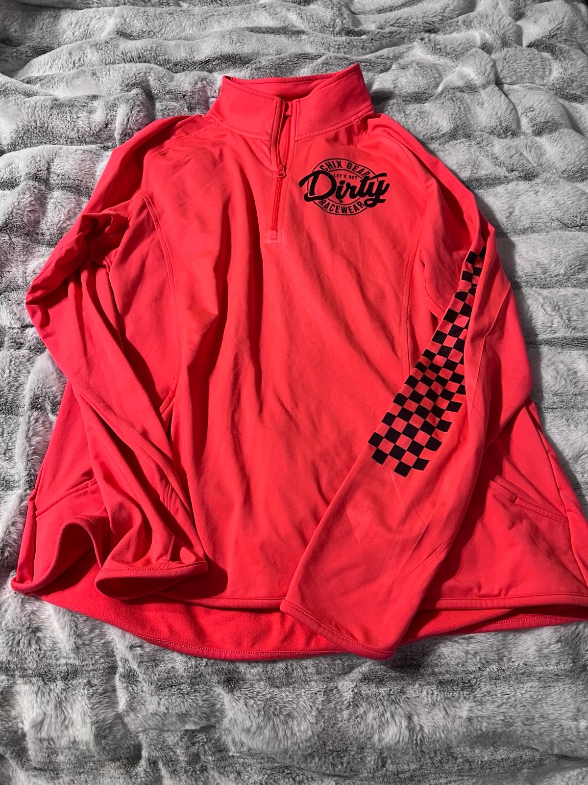 Women’s Chix Gear Neon 1/4 Zip Athletic Pullover