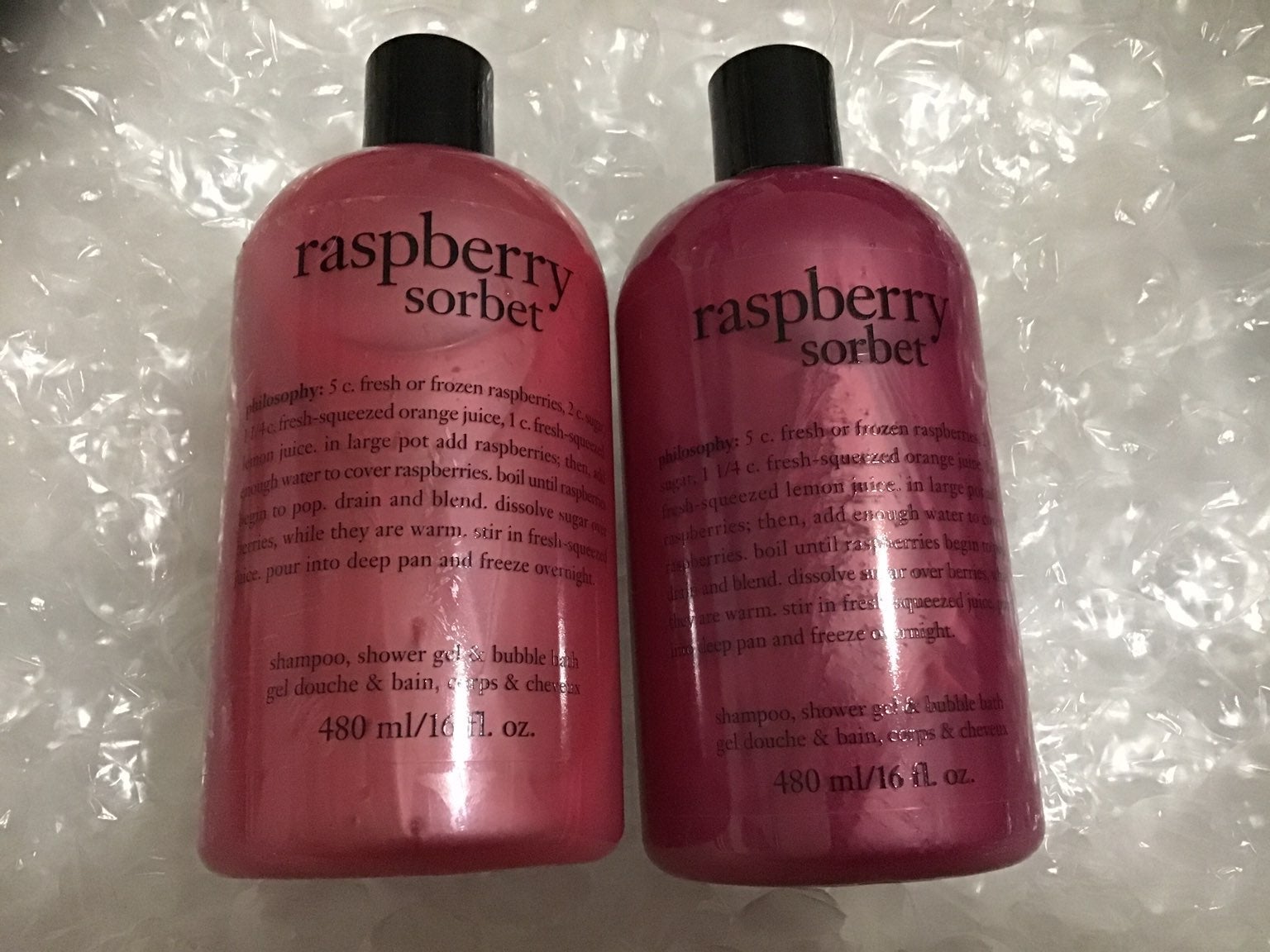 PHILOSOPHY RASPBERRY SORBET 2X16