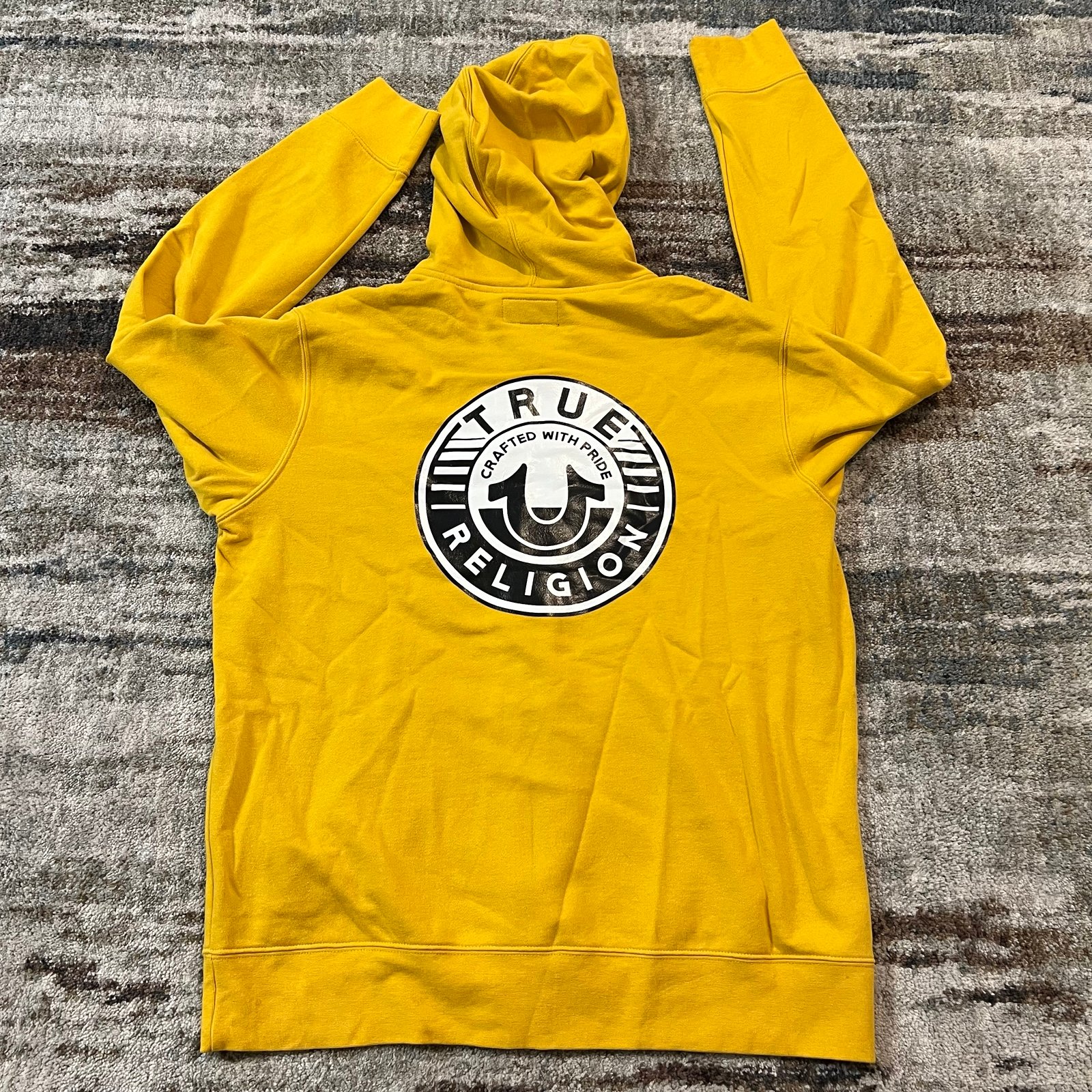 NEW True Religion Big Logo Zip Up Hoodie