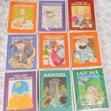 Troll Associates Book with Cassette Tape Children's Vintage Set