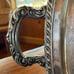 Vintage Oneida Silverplate Rope Twist Tray with Scroll Handles