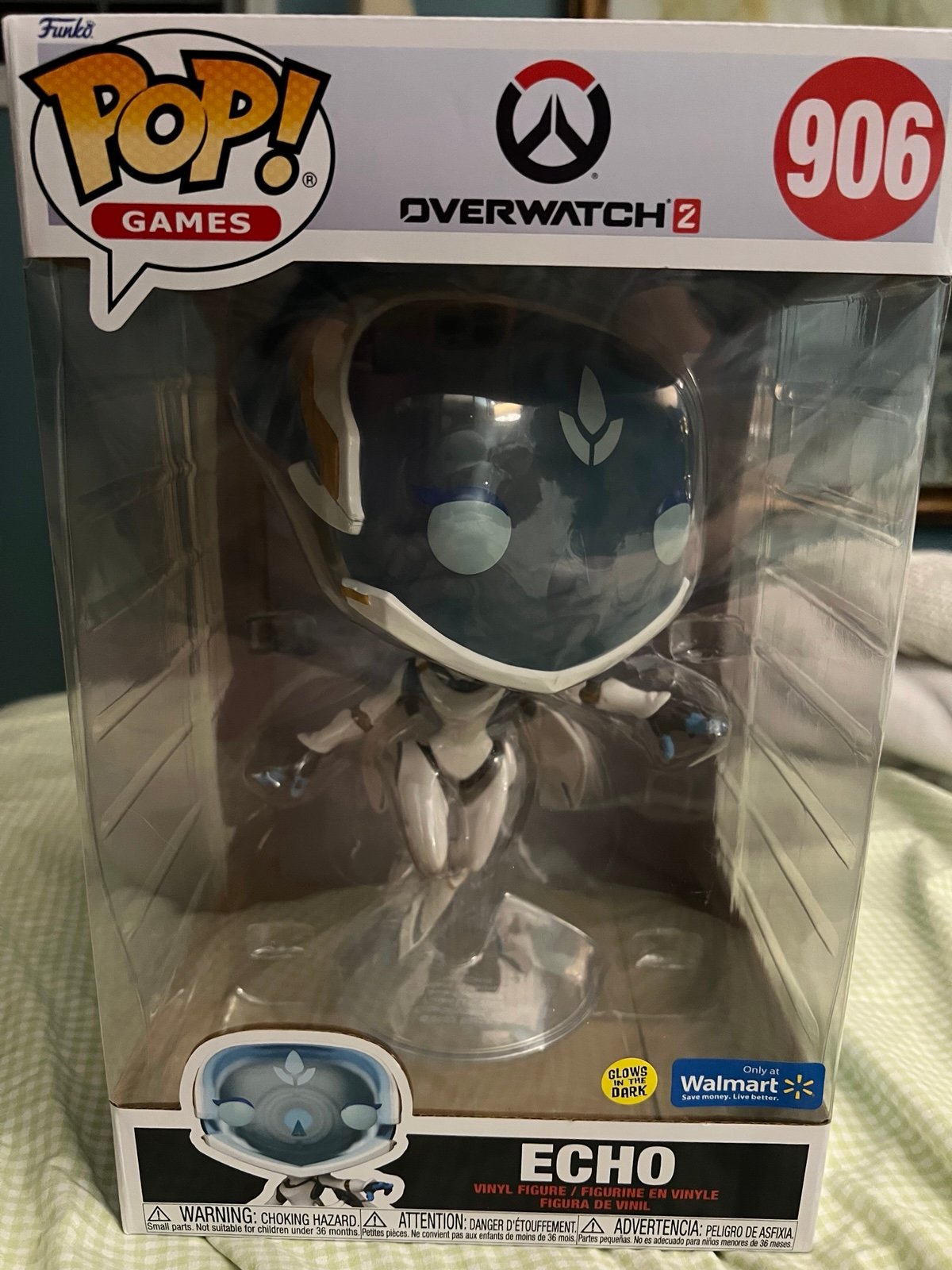 Echo from Overwatch Funko Pop, brand new unopened, 10in