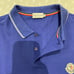 Moncler Polo Shirt, Blue, XXL, Used