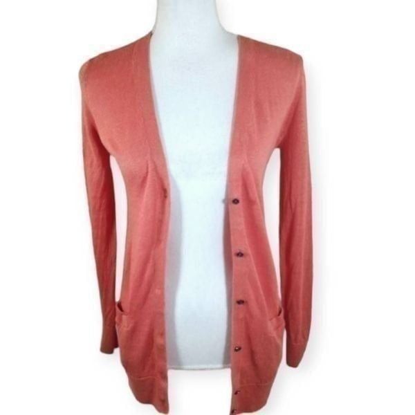 LOFT PEACH CARDIGAN SZ.XS EUC.