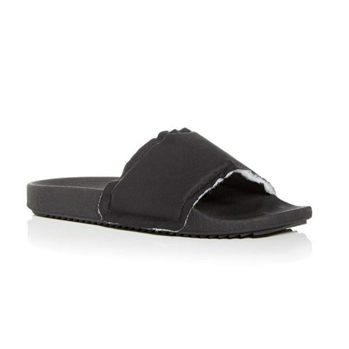 NIB DRKSHDW Rick Owens Men's Black Puffer Slide Sandals Size 41 EU (MSRP 290)