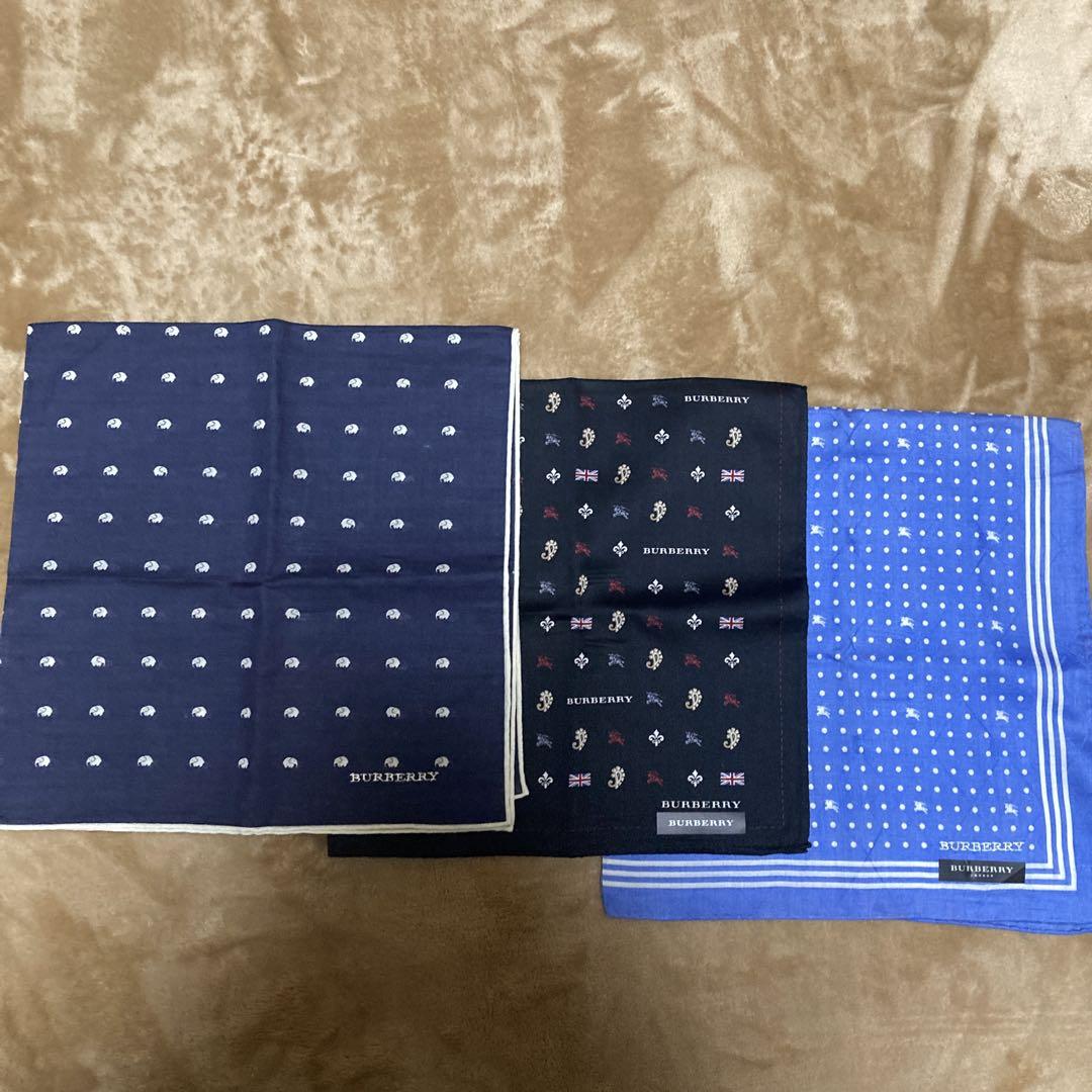 BURBERRY Handkerchief Set of 3