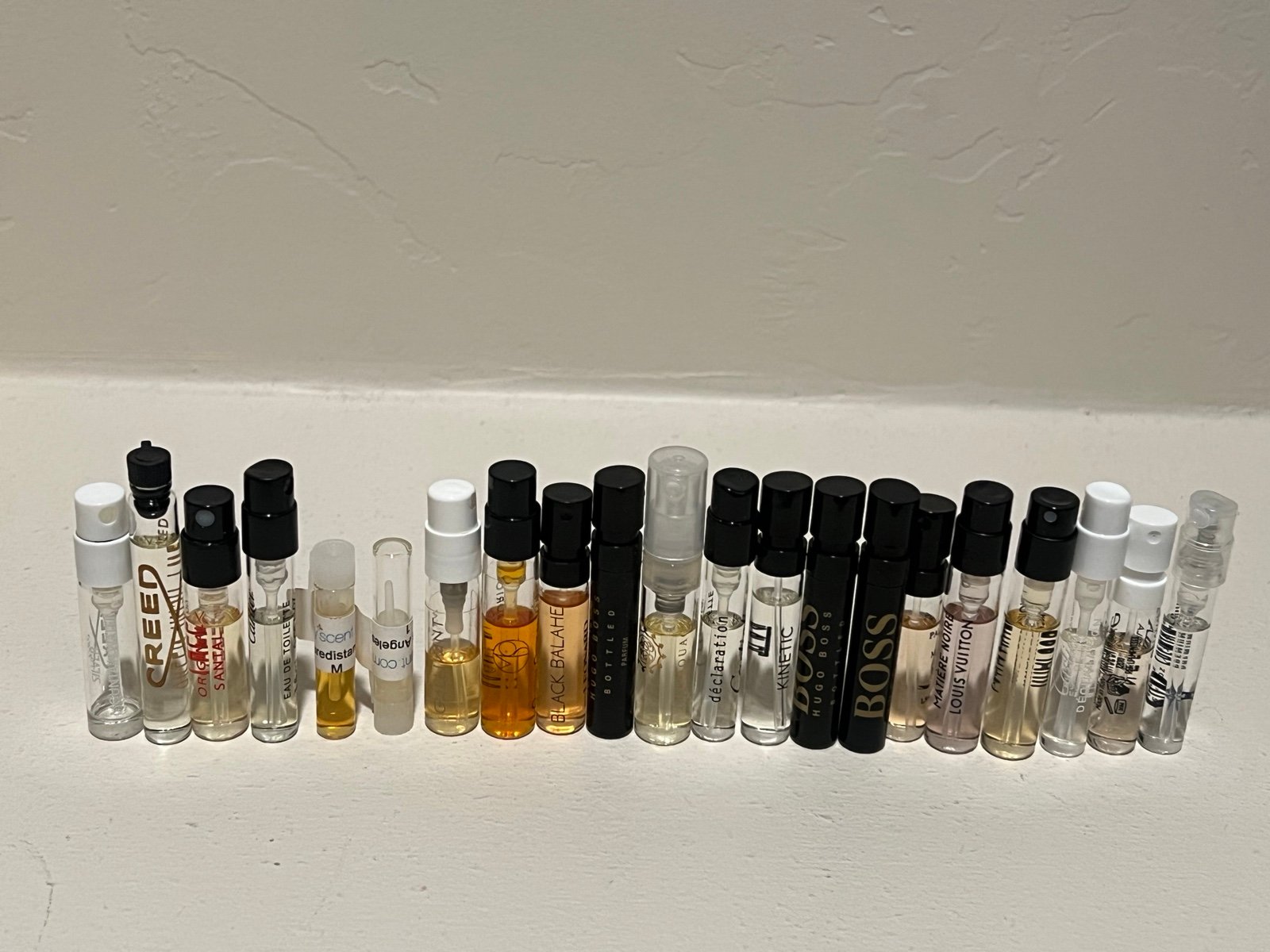 Mens cologne desinger and niche samples