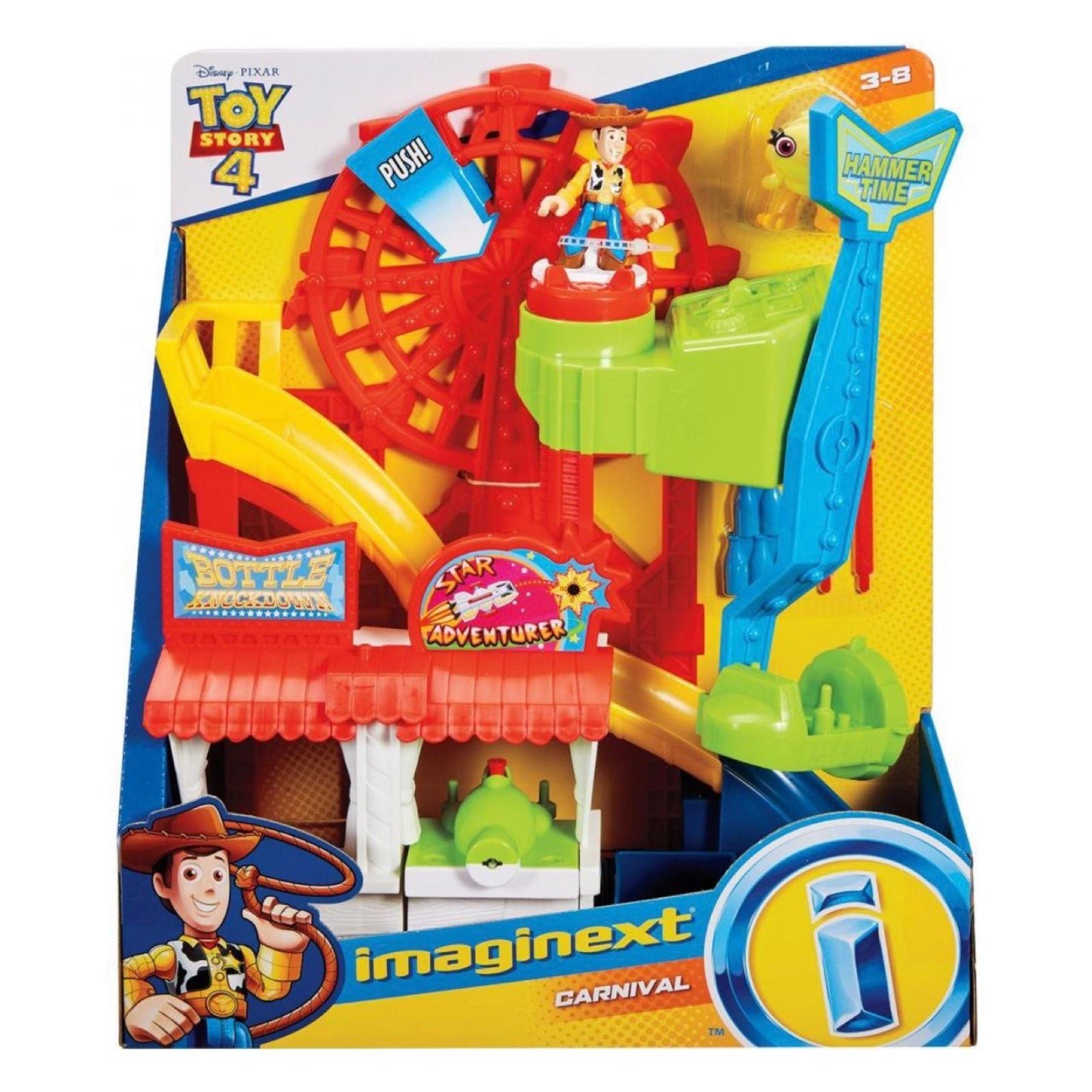 Disney Pixar Toy Story 4 Carnival Imaginext Playset & Figures Toy