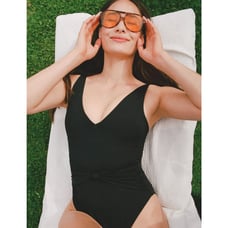 Andie Swim the Amor One Piece in Black Medium Tall NWT