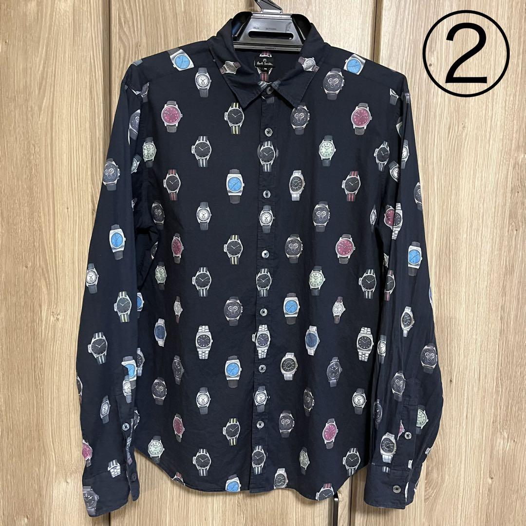 Paul Smith clock print shirt