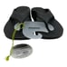OOFOS OORIGINAL Recovery Sandal Unisex Style #1000 - NWT - Black Men's Size 12